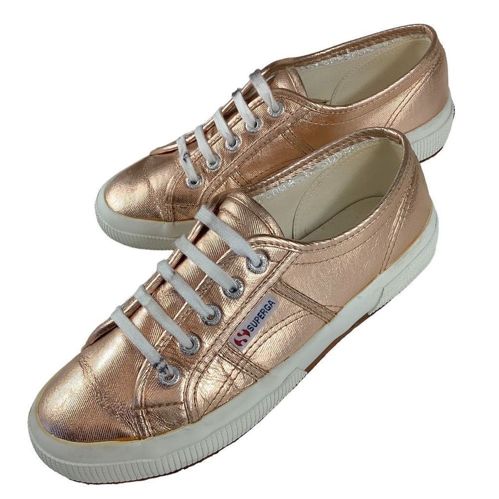 Superga Rose Gold Metallic Sneakers - Picture 7 of 7